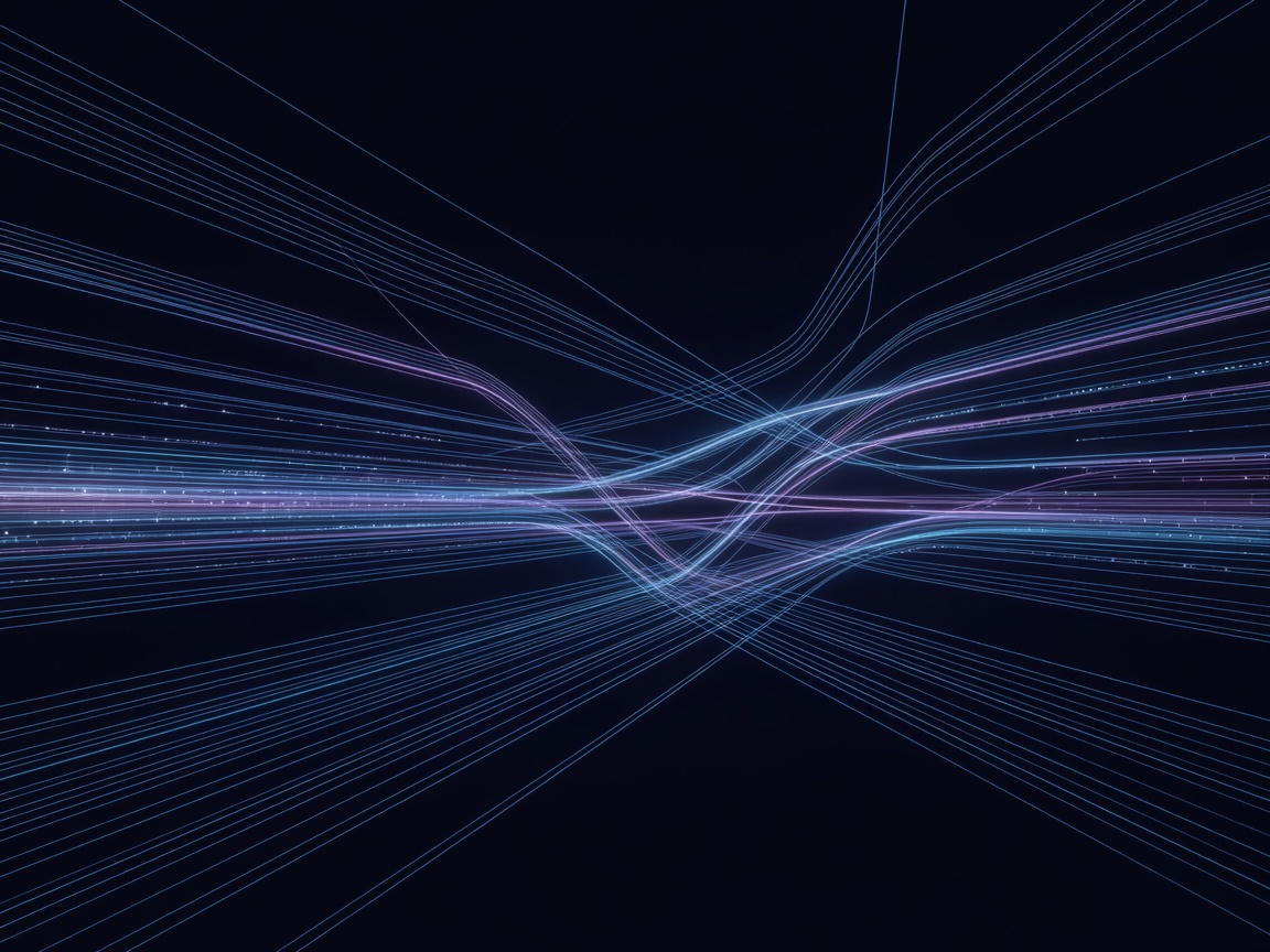 Abstract rendering of high-speed digital performance lines mapping 60 frames per second on mobile