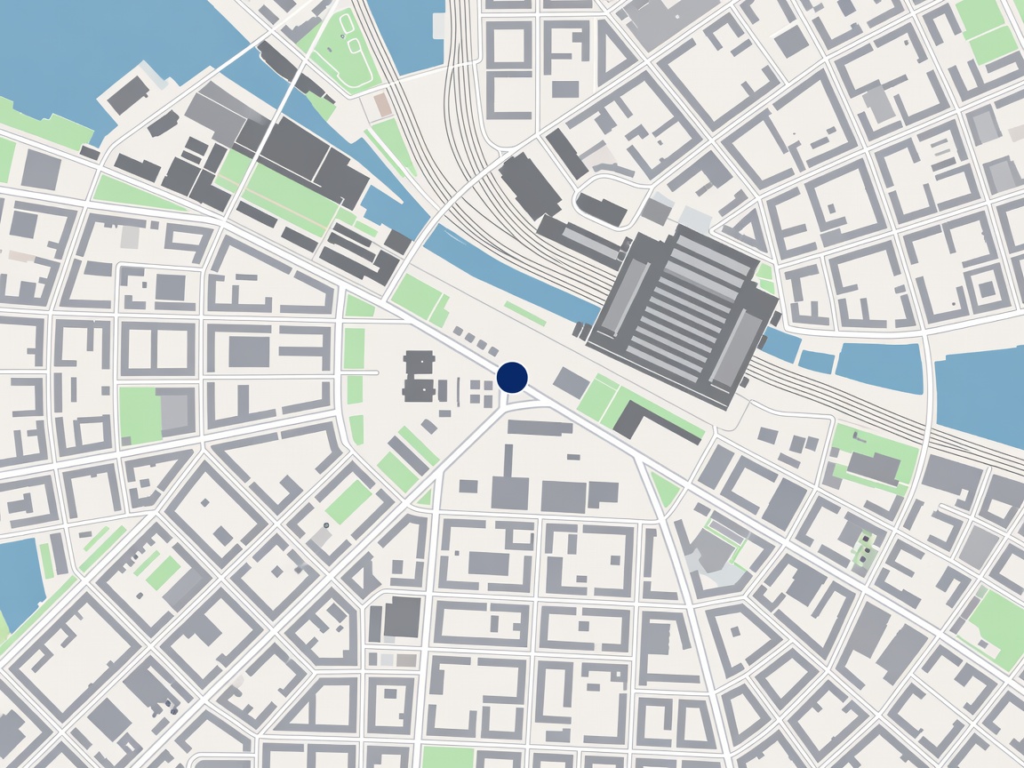 Central Helsinki city map marking Kaivokatu 10 B near the main railway terminal for Ivoawondrly Oy corporate office